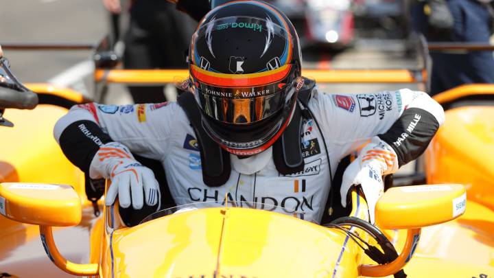 Alonso con los mejores en el Carb Day, paso previo a la carrera