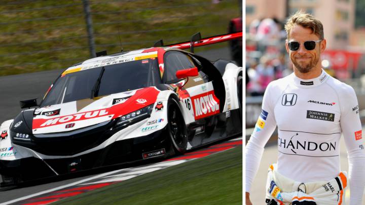 El Honda NSX-GT del campeonato japonés Super GT con el que correrá Jenson Button en Suzuka.