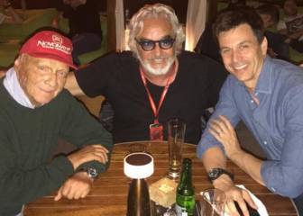 Briatore, reuniones y cenas: “El futuro será lo que venga”