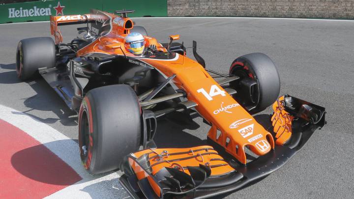 Las velocidades punta de los F1 en Bakú: Alonso, sexto