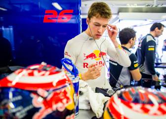 Daniil Kvyat: a dos puntos de perderse un gran premio