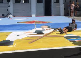 El mural de Alonso con el que la F1 espera sus vacaciones