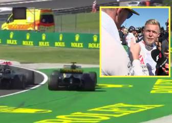 Magnussen a Hulkenberg y su queja: 