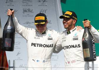 Sorpresa en Mercedes por la buena relación Hamilton-Bottas