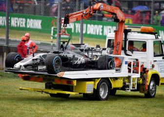 Grosjean, contra la FIA tras su accidente en la lluvia de Monza