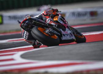 Márquez ya se ha olvidado de la avería de su Honda