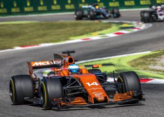 Alonso explica las prestaciones de su monoplaza para Singapur