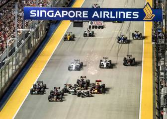 El GP de Singapur cambia los horarios habituales de F1