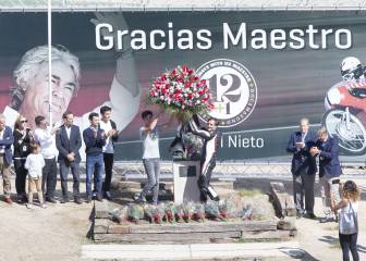 El homenaje motero al Maestro Ángel Nieto en Madrid