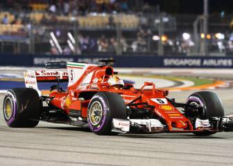 Pole para Vettel, 'Checo' Pérez lejos de los primeros puestos