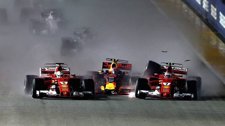 Verstappen cree que Vettel fue “poco inteligente”