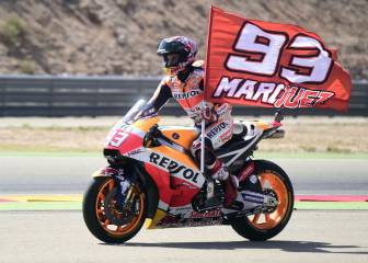 Márquez surges into title lead with Aragón win