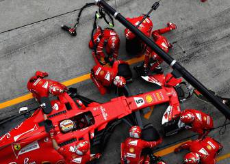 Ferrari ya ha revisado la caja de cambios del coche de Vettel