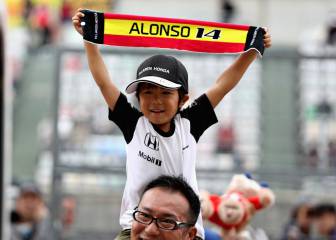 Locura de la afición japonesa con la F1 en Suzuka