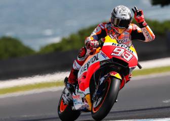 Liderato en mojado y 24ª caída de la temporada para Márquez