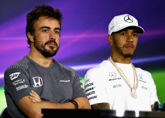 Alonso y Hamilton 'enfrentados' por la presentación de Austin