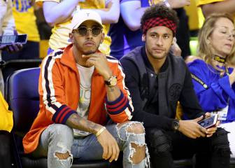 La felicitación de Neymar a su 'hermano' Lewis Hamilton