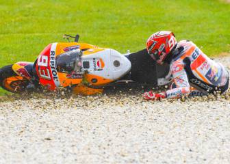 La caída 26 de Márquez... donde Rossi perdió el título en 2006