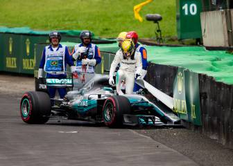 Pole de Bottas y Hamilton último después de un susto en la Q1