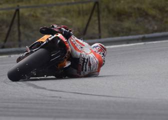 Márquez se alía con la física para sus increíbles 'salvadas'