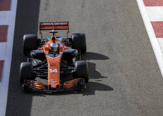 McLaren y sus pilotos para los test: Alonso, en el primer día