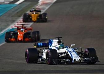 Las velocidades punta en Abu Dhabi dan brillo al 9º de Alonso