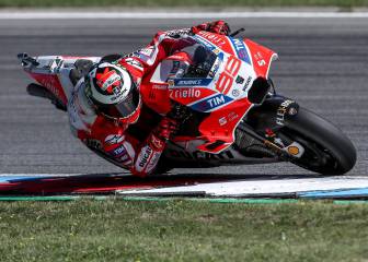 Lorenzo analiza las caídas que ha sufrido con Ducati
