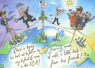 Ecclestone presume de amigos en su felicitación navideña