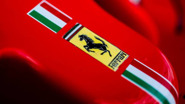 El morro del monoplaza de Ferrari.