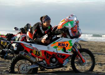 Laia Sanz: espalda y cuello
doloridos y una mano inflamada