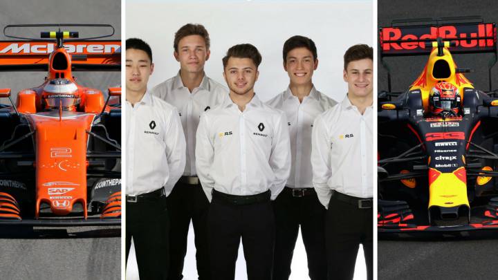 En un futuro Renault quiere a sus jóvenes pilotos en sus clientes, McLaren y Red Bull.