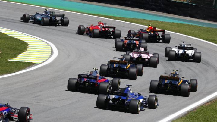 Carrera de Fórmula 1 en Brasil.