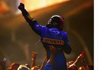 El guiño de Alonso a Renault