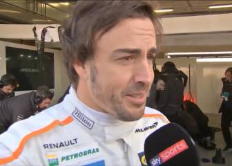 Alonso tras probar el McLaren: 