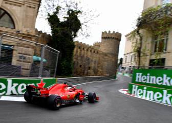 Las mejores imágenes de la calificación del GP de Azebaiyán