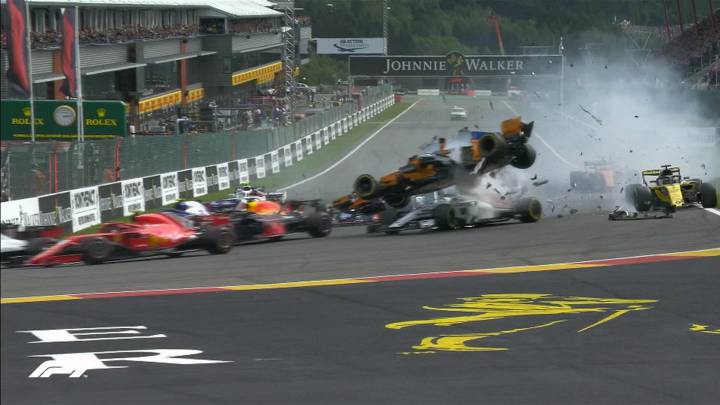 Accidente de Alonso.