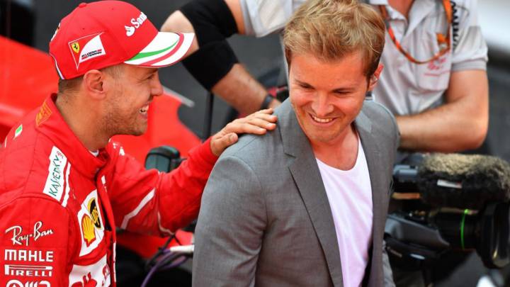 Vettel y Rosberg.