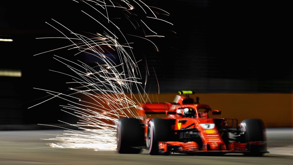 F1 Singapur, libres 2: Raikkkonen primero, Vettel vuelve a ...