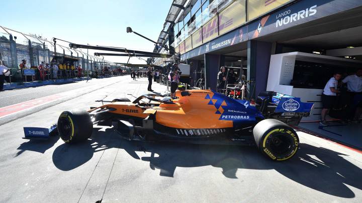 Lando Norris (McLaren MCL34, Australia. F1 2019). 