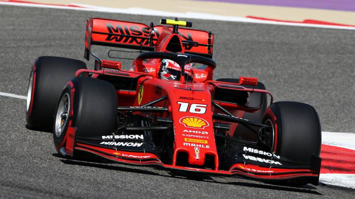 Charles Leclerc (Ferrari SF90, Bahréin. F1 2019). 