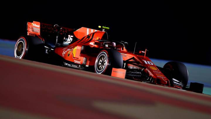 Charles Leclerc, Ferrari SF90 (Bahréin, F1 2019). 