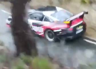 Hay piloto: la maniobra de Cañizares para evitar el golpe tras un trompo