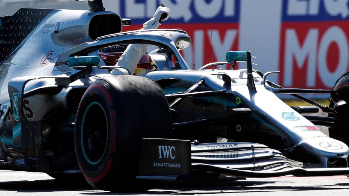 Lewis Hamilton (Mercedes W10), campeón del GP de España de F1 2019 en Barcelona. 