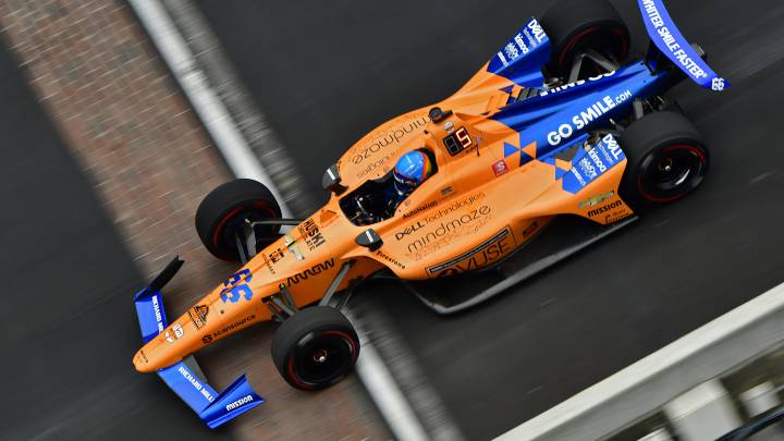 Fernando Alonso, McLaren (Indy 500 2019). 