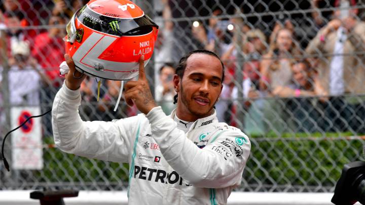 Hamilton resiste para ganar y Sainz brilla hasta la sexta plaza
