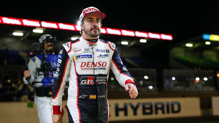 Tremendo enfado de Fernando Alonso de madrugada en Le Mans