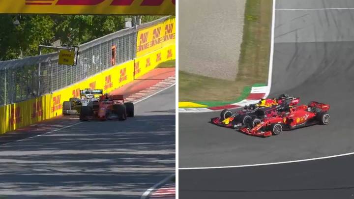 El incidente entre Vettel y Hamilton en CanadÃ¡ (izquierda) y el de Verstappen y Leclerc en Austria (derecha).