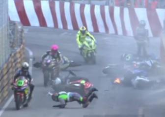 La carrera de Macao fue suspendida por dos accidentes