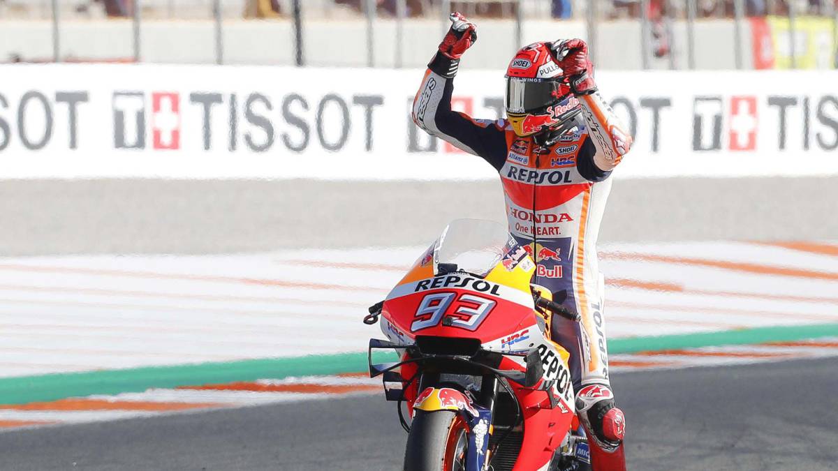 Marc Márquez gana en Valencia en el adiós de Jorge Lorenzo - AS