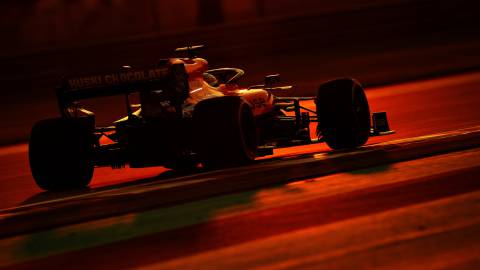 El McLaren MCL34 de Carlos Sainz en Abu Dhabi. F1 2019. 
